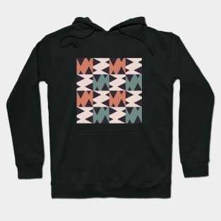 Abstract triangle zigzag pattern Hoodie